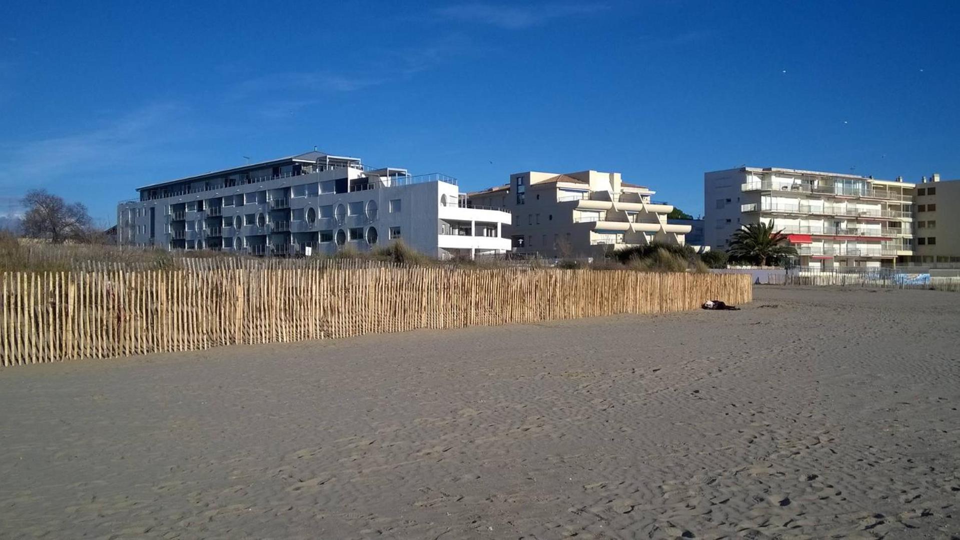 As14629 - P2 Mezzanine Avec Vue Mer Laterale, Dans Une Residence Sur Plage Avec Parking Prive Le Grau-du-Roi Exteriér fotografie